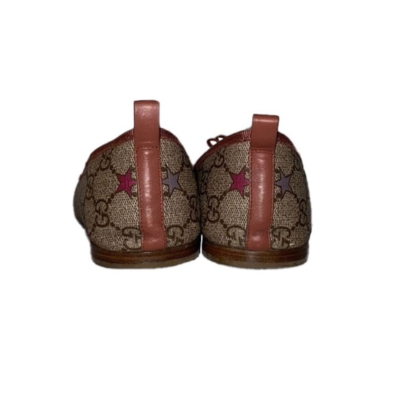 GUCCI GG Supreme Stars Canvas Flats - Picture 5 of 6